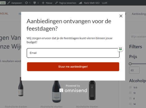 wijn webshop woocommerce