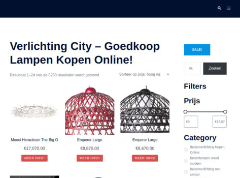 lampen shop woocommerce wordpress