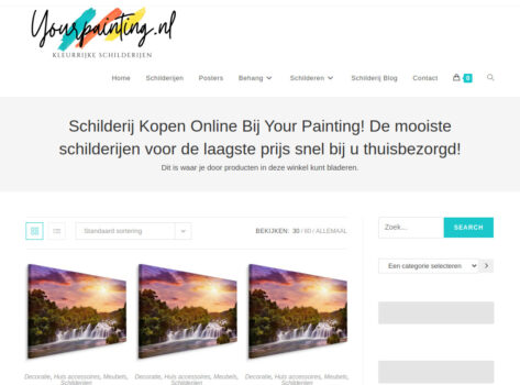 yourpainting.nl webshop Woocommerce